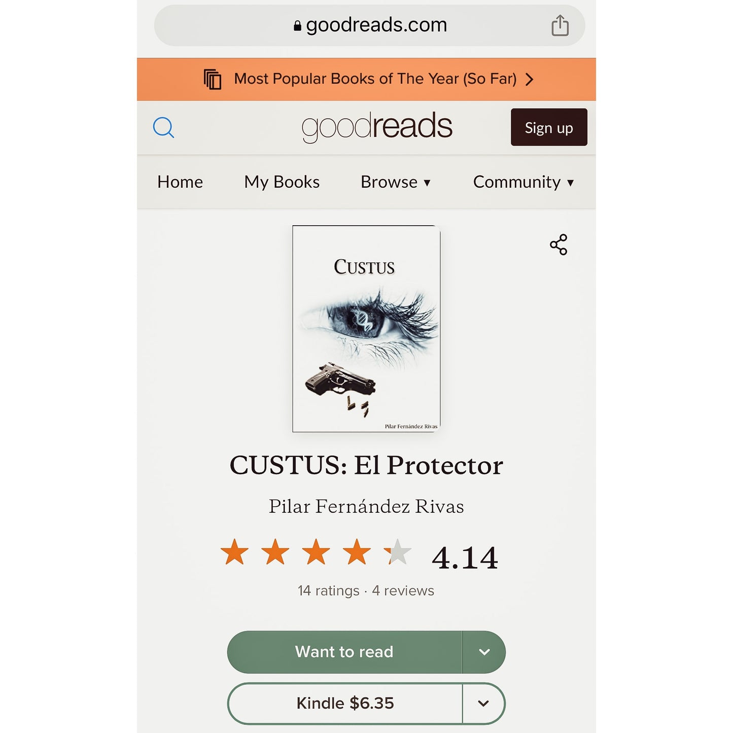 "CUSTUS, El Protector" Tapa Blanda